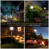Outdoor Garden Solar Post Lamp Photosensitive LED Lantern Bollard Pathway 1.2M Tall – Black