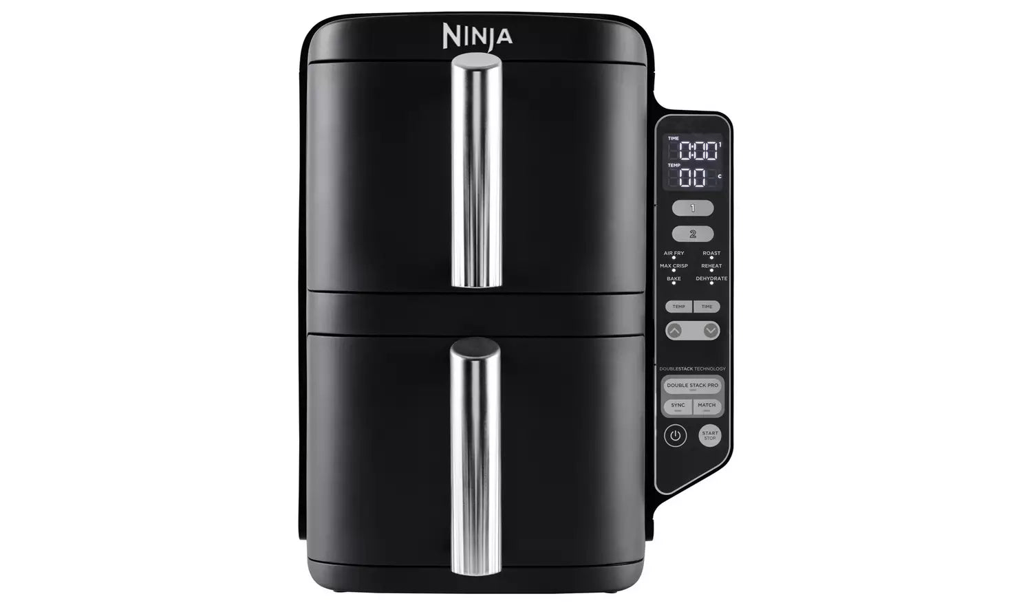 **£1 RAFFLE** Ninja Double Stack SL300UK 7.6L Air Fryer - Black