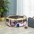 Fabric Pet Whelping Box Dog Cat Puppy Playpen Rabbit Guinea Pig Play Pen in Pink With Carry Bag Small Dia 90 x 41Hcm