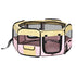 Fabric Pet Whelping Box Dog Cat Puppy Playpen Rabbit Guinea Pig Play Pen in Pink With Carry Bag Small Dia 90 x 41Hcm