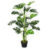 100cm/3.3FT Artificial Monstera Tree Decorative Cheese Plant 21 Leaves with Nursery Pot, Fake Tropical Palm Tree for Indoor Outdoor Décor Bargain Clearance Centre