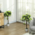 Set of Two Faux Rose Trees - Green Bargain Clearance Centre