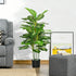 Artificial Evergreen Tree Fake Decorative Plant in Nursery Pot for Indoor Outdoor Decor, 120cm Bargain Clearance Centre