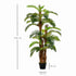 Artificial Plant Tropical Palm in Pot, Fake Plants for Home Indoor Outdoor Decor, 150cm, Green Bargain Clearance Centre