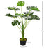 Decorative Artificial Monstera Plants in Pot Fake Plants for Home Indoor Outdoor Decor, 85cm Bargain Clearance Centre