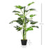 100cm/3.3FT Artificial Monstera Tree Decorative Cheese Plant 21 Leaves with Nursery Pot, Fake Tropical Palm Tree for Indoor Outdoor Décor Bargain Clearance Centre