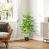 Artificial Evergreen Tree Fake Decorative Plant in Nursery Pot for Indoor Outdoor Decor, 120cm Bargain Clearance Centre