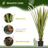 Artificial Plants Agave Succulent in Pot Desk Fake Plants for Home Indoor Outdoor Decor, 15x15x90cm, Green Bargain Clearance Centre