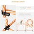 Dog Agility Equipment Pet Training Set with Adjustable Height Jump Ring Hurdle Whistle Weave Poles Square Pause Box Carry Bag