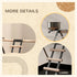 Parrot Stand Bird Stand w/Wood Perch Ladder Feeder Removable Tray