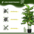 Artificial Evergreen Tree Fake Decorative Plant in Nursery Pot for Indoor Outdoor Decor, 120cm Bargain Clearance Centre