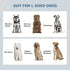 Raised Dog Bowls, Pet Feeding Station, with Storage, Food and Water Bowls, for Large Dogs - Grey