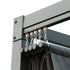 4 x 3(m) Metal Outdoor Pergola with Retractable Roof, Outdoor Gazebo with Drainage Holes for Garden, Patio, Lawn, Grey