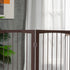 3 Panel Stair Gate Foldable Dog Door Gate Indoor Free Standing Safety Gate Pet Barrier 76cm Height