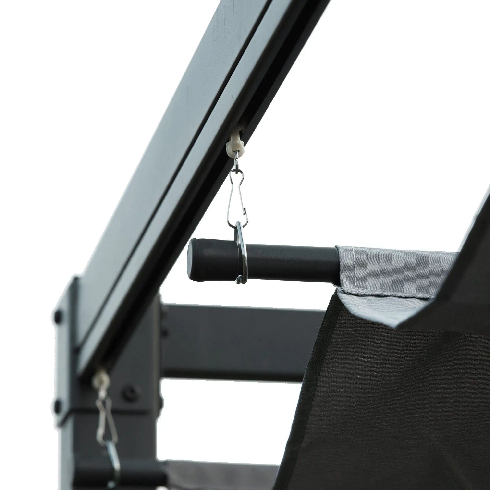4 x 3(m) Metal Outdoor Pergola with Retractable Roof, Outdoor Gazebo with Drainage Holes for Garden, Patio, Lawn, Grey