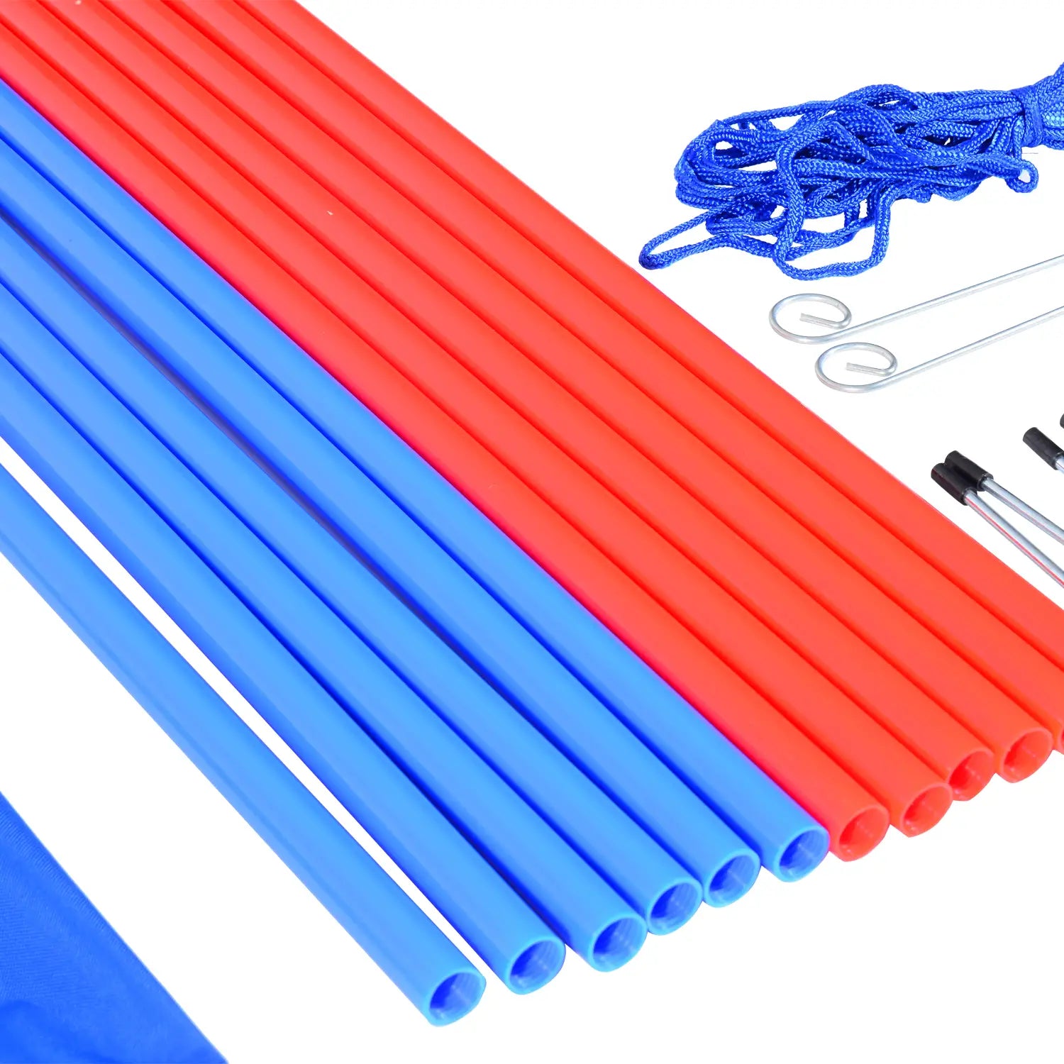 Pet Agility Training Equipment Dog Play Run Obedience Training Set Adjustable (Poles)