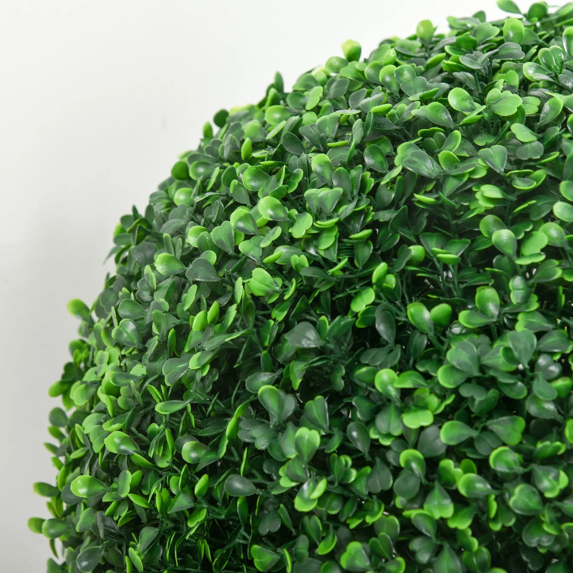Set of Two Artificial Boxwood Balls Plants - Green Bargain Clearance Centre