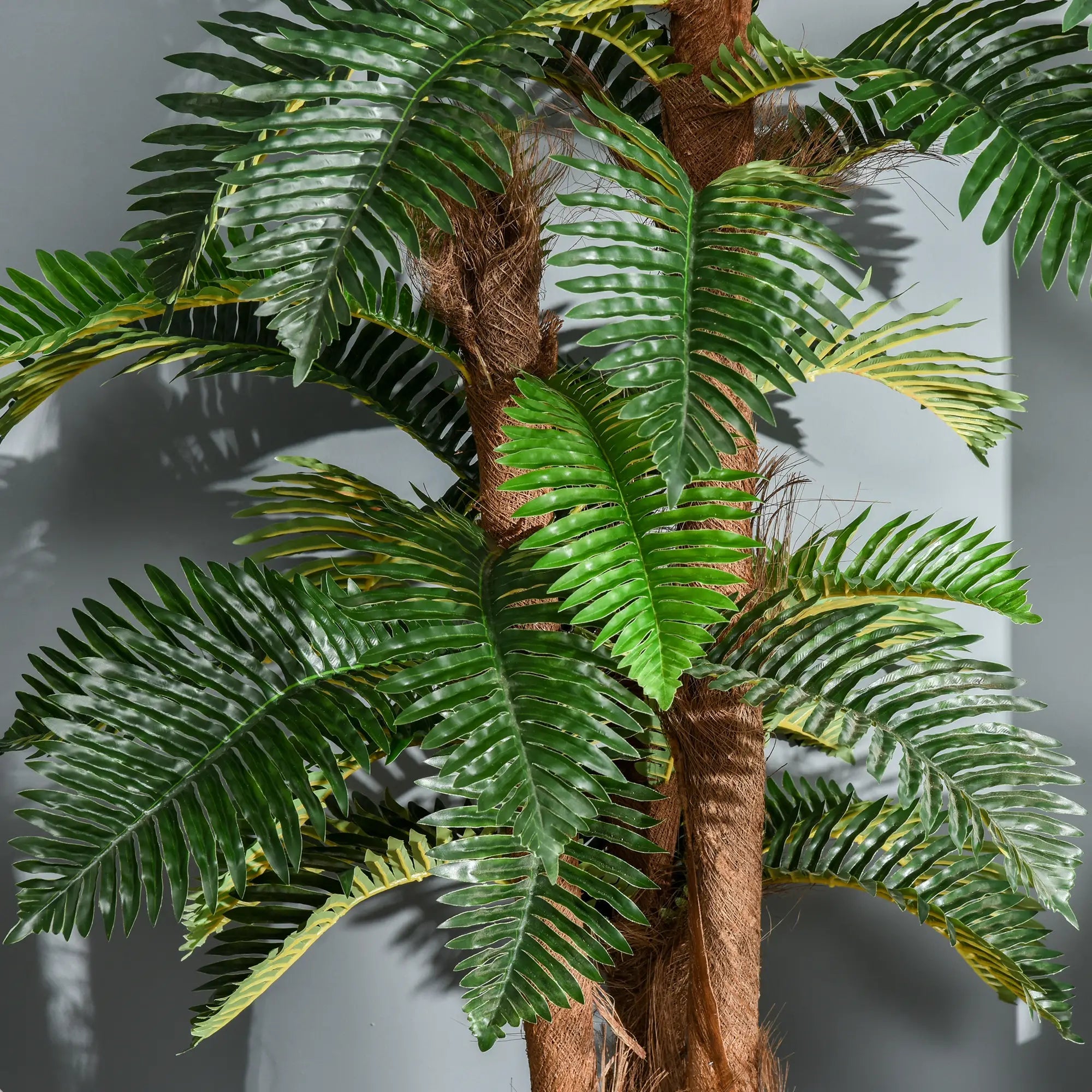 Artificial Plant Tropical Palm in Pot, Fake Plants for Home Indoor Outdoor Decor, 150cm, Green Bargain Clearance Centre