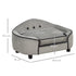 Dog Sofa for XS and S Size Dogs, Pet Chair Bed with Soft Cushion, Cat Sofa Couch with Washable Cover, Wooden Frame, 66.5 x 45 x 35.5 cm, Grey
