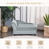 Sofa Chair, with Storage, Cushion, for Small Dogs, Cats - Light Grey
