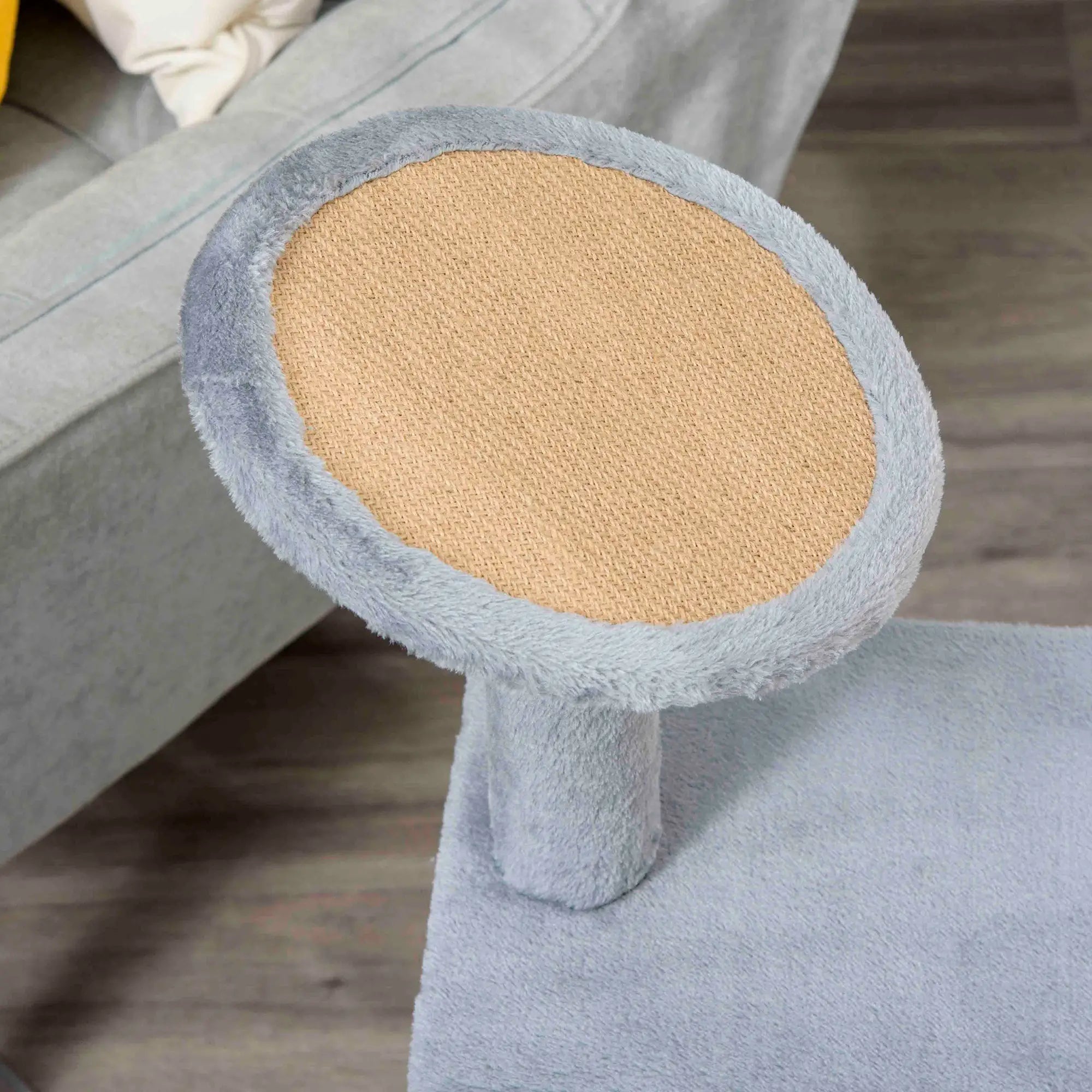 Cat Tree Tower for Indoor Cats, Cat Scratching Post with Bed, Cat House, Scratching Pad, Perch, Interactive Ball Toy 48 x 48 x 84cm, Grey