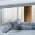 Cat Tree Tower for Indoor Cats, Cat Scratching Post with Bed, Cat House, Scratching Pad, Perch, Interactive Ball Toy 48 x 48 x 84cm, Grey