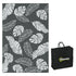 Plastic Straw Reversible RV Outdoor Rug with Carry Bag, 182 x 274cm, Grey and White