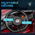 12V Maserati Gran Turismo Folgore Lincesed Kids Electric Car with Remote Control, Soft Start, Wine Red