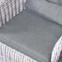 Seven-Piece Rattan Dining Set - Mixed Grey
