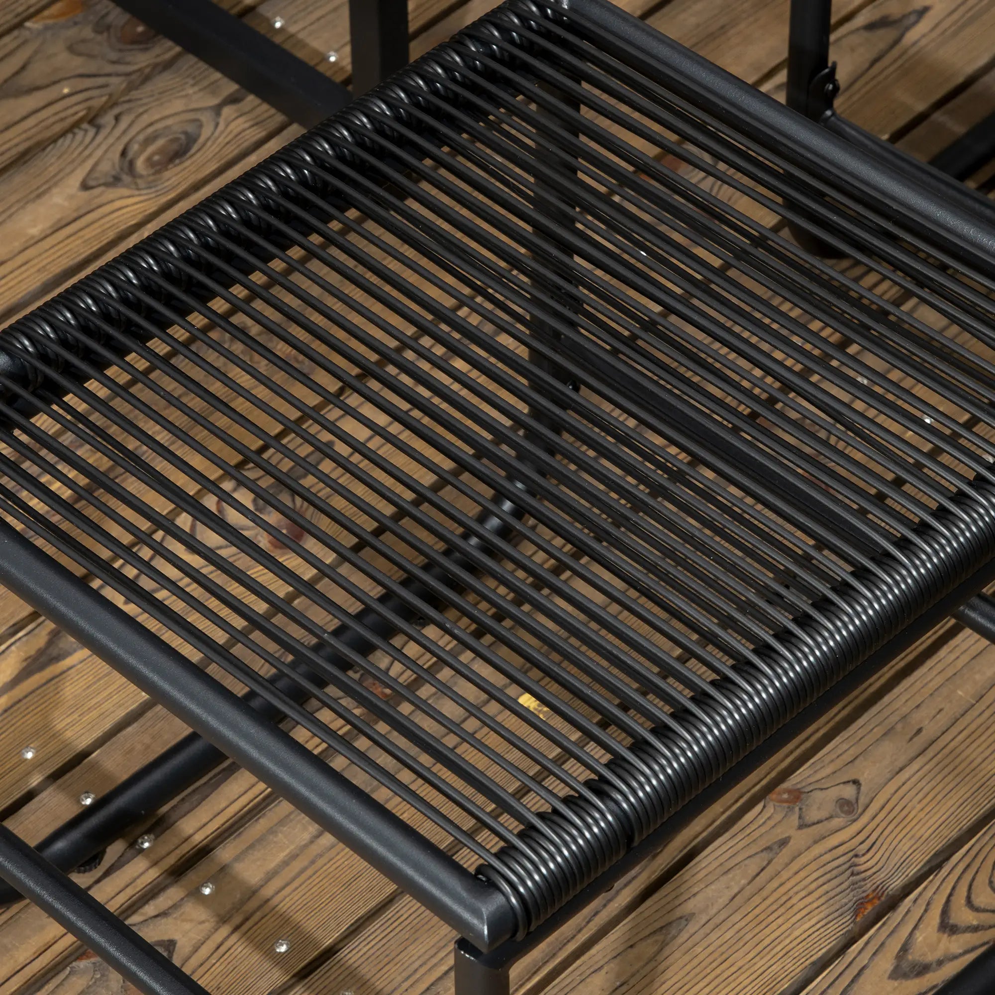 0 Seater Rattan Cube Garden Furniture Set, Rattan Dining Set with Cushions, Outdoor Dining Table and Chairs with 6 Armchairs, 4 Stools, Rectangular Wood Grain Plastic Top Table, Black