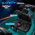 Aston Martin Licensed 12V Kids Ride on Racing Kart w/ Bluetooth, 4 Suspension Wheels, Music Lights Horn, Green