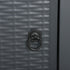 71 x 71cm 40000 BTU Gas Firepit Table - Black/Dark Grey