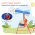 Two Seater Kids Garden Swing, Cowboy Themed kids Swing Chair with Adjustable Canopy, Safety Belts for Outdoor Use