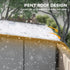 6 x 6ft Outdoor Storage Shed, Plastic Garden Shed with Windows and Air Vents, Outdoor Resin Tool Shed with Latch Doors for Garden, Deck, Light Grey