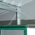 12.5 x 11.1ft Steel Sliding Door Storage Shed - Green