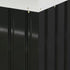 9ft x 4ft Metal Garden Shed, Outdoor Tool House with Foundation Kit, Ventilations and Double Doors, Dark Grey