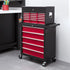 14 Drawer, Two-Part Tool Storage Chest on Wheels - Red