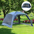 5-8 Persons Pop Up Tent Camping Gazebo Garden Tent-Dark Blue/Green