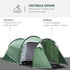 Three-Man, Two-Room Tent - Green