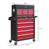 14 Drawer, Two-Part Tool Storage Chest on Wheels - Red