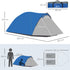 Two-Man Dome Tent, with Front Vestibule - Blue/Grey