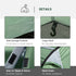 Three-Man, Two-Room Tent - Green