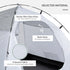 Two-Man Dome Tent, with Front Vestibule - Blue/Grey