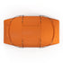 4-6 Man Camping Tent with Living Area and 2 Bedrooms, Hiking Sun Shelter, UV Protection Tunnel Tent, Orange