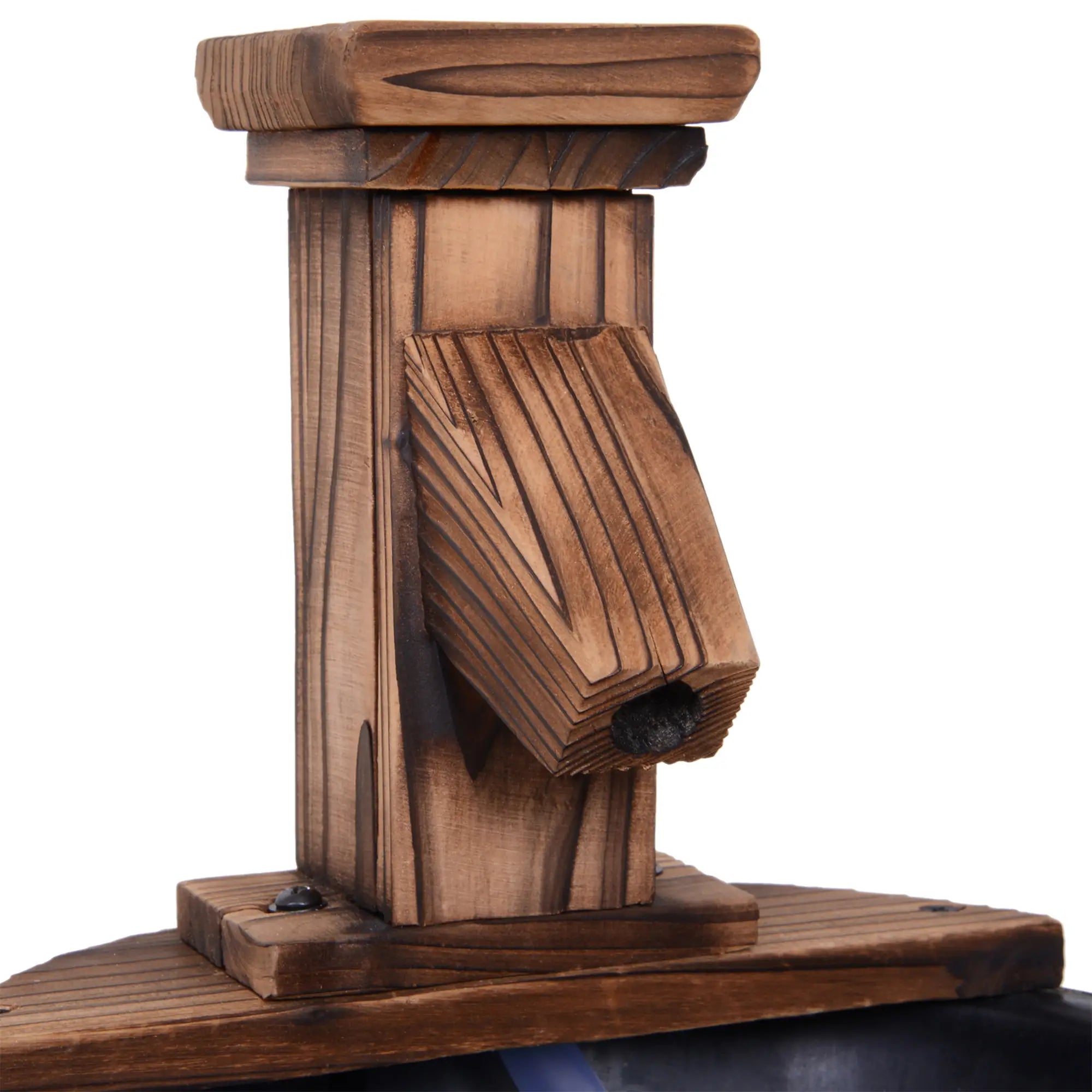 Wood Barrel Patio Water Fountain Garden Decorative Ornament Water Feature with Electric Pump